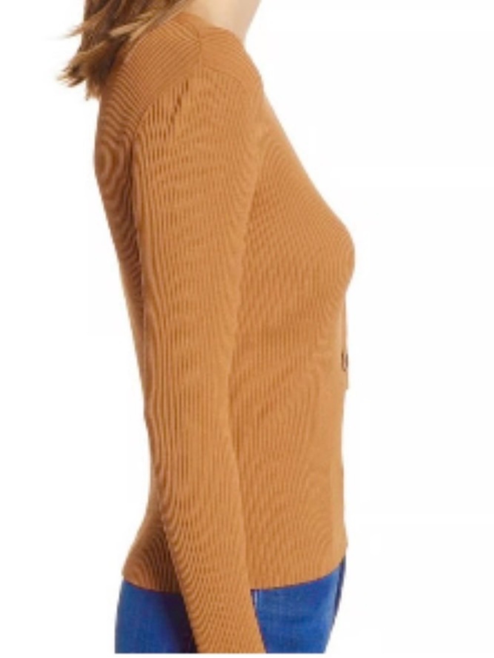 Leith Ribbed Henley Sweater - Picture 7 of 9